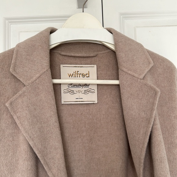 Wilfred wool double faced coat - Picture 10 of 10